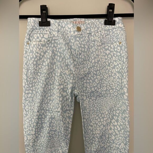Jen 7 by 7 For All Mankind | Cheetah Print Ankle Skinny Pants | Size 2 - Picture 3 of 6